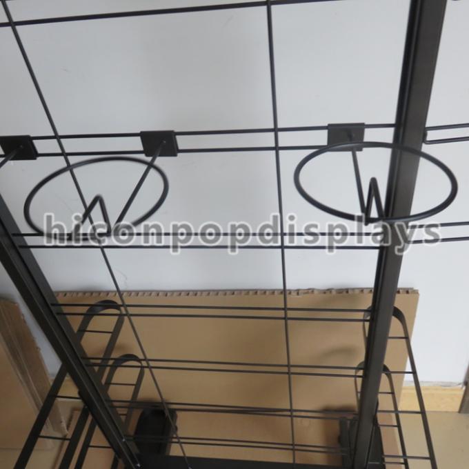 Retail Metal Display Racks / Flooring Umbrella Display Rack Stand