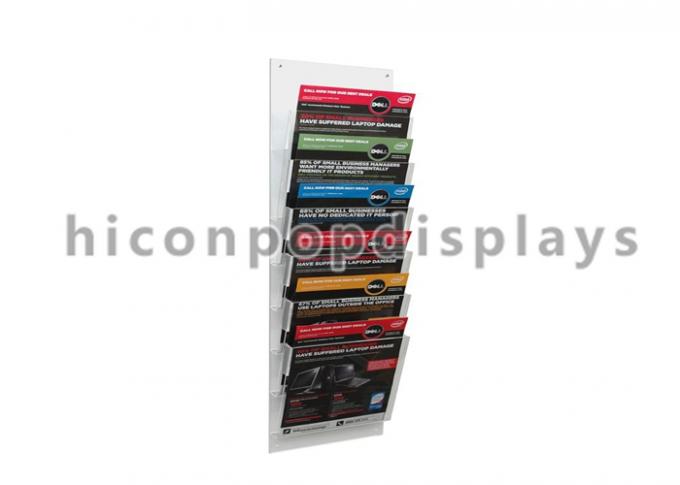 Clear Acrylic Retail Store Fixtures Display Stands Counter Top