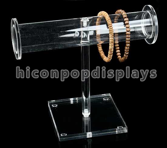 Acrylic Jewelry Display Holder / Standing Jewelry Holder For Bracelet