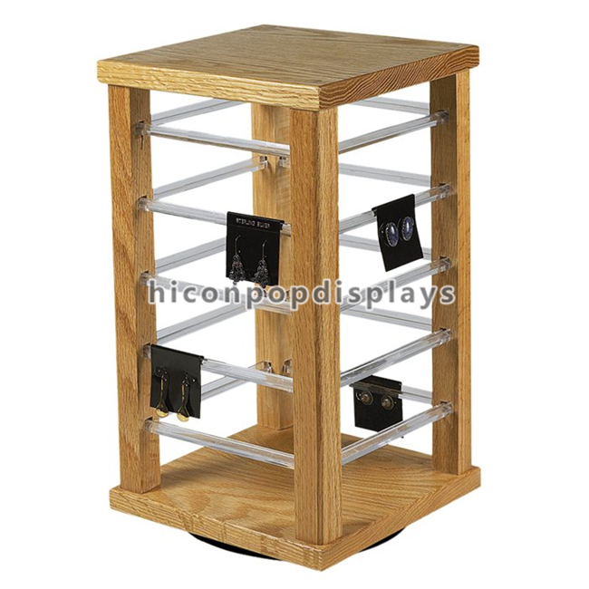 Jewelry Accessories Display Stand Countertop Wood Jewelry Store Equipment