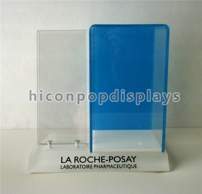 Acrylic Custom Cosmetic Display Counter / Display Stand For Skin Care Products