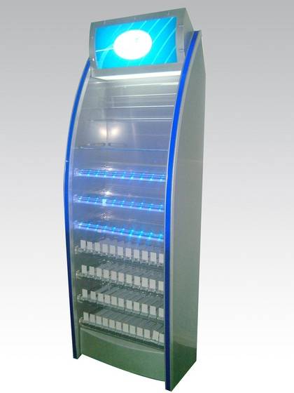 Custom Point Of Purchase Merchandising Displays For Bulbs And Acrylic Led Night Light