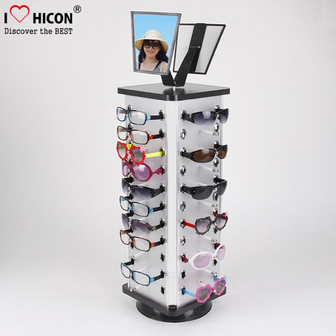 Merchandising Metal Rotating 4 - way Countertop Eyeglasses Display stand