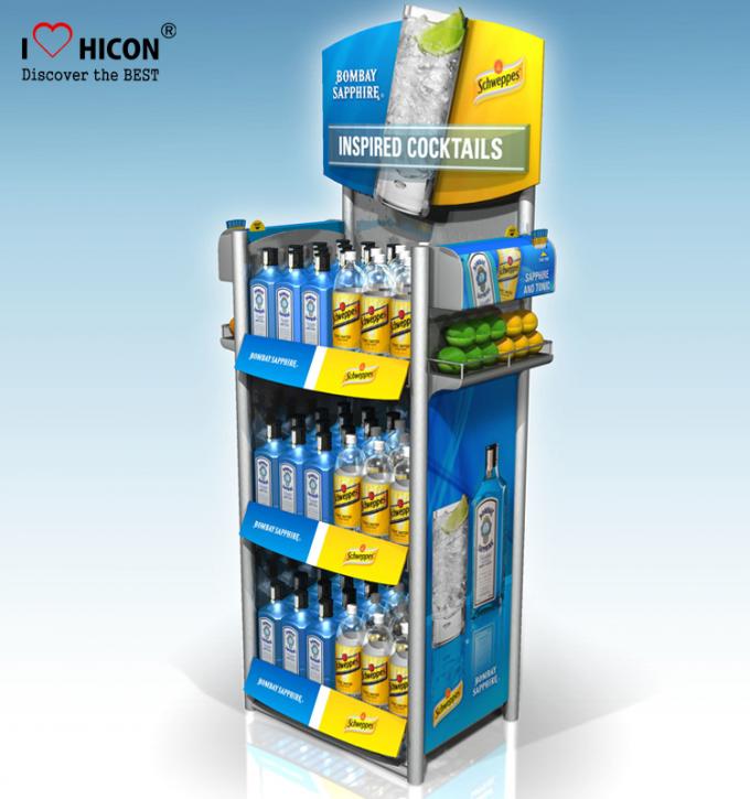 Within Budget Solution Metal Display Racks On Wheels Freestanding For Retail Store