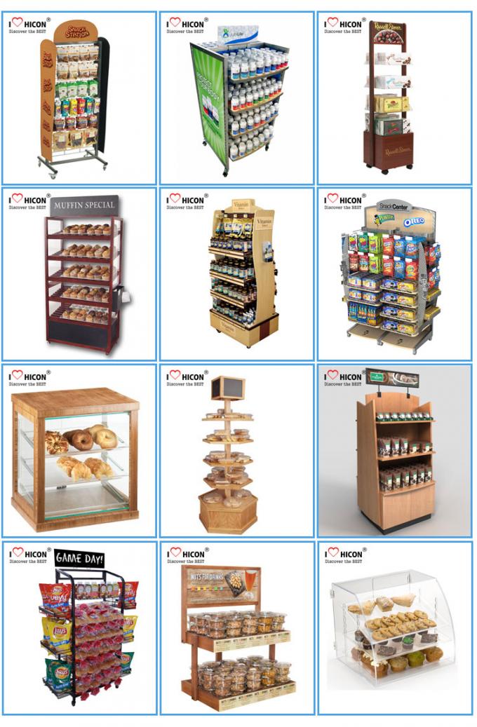 1 Minitue Understand POP Merchandise Displays Attractive Wire Snack Display Racks