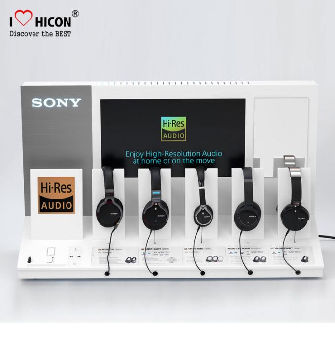 Shopper Marketing Accessories Display Stand Headphone Retail Store Display Fixtures