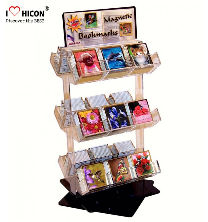 POP Merchandising Book Display Acrylic Stand For Kids Readings