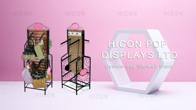 Custom Logo Retail Store Merchandising Display Solution Metal Display Racks Meet Your Needs