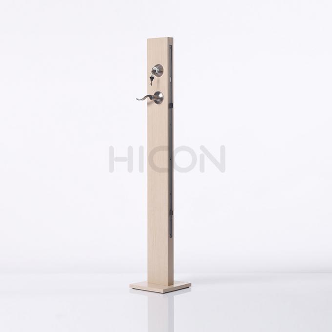 Custom Wooden Display Racks Freestanding Door Lock Display Stand