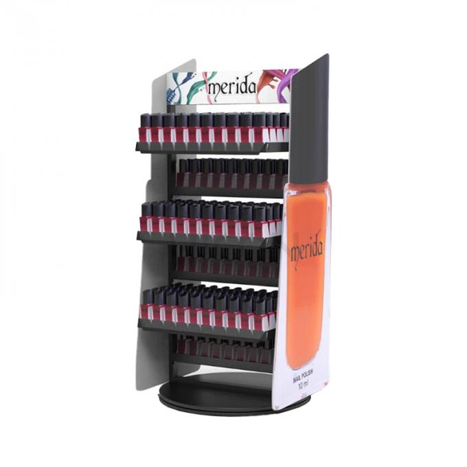Cosmetic Display Stand Nail Polish Color Retail Display Rack For Sale