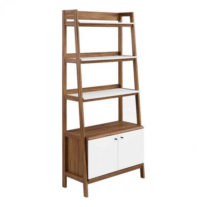 Movable 6-tier Wax Melt Display Stand Floorstanding Wooden Wax Display Rack