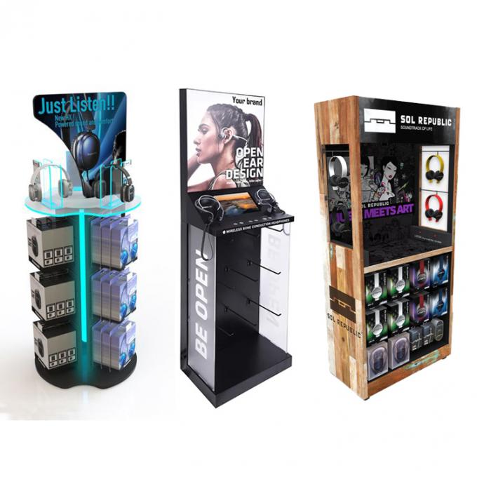 Custom Visual Merchandising Headphone Display Stand Help You Stand Out
